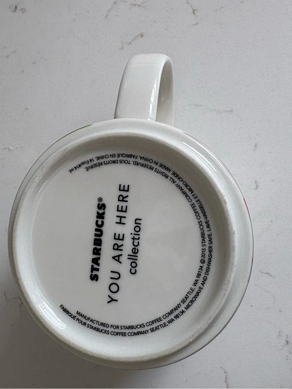 Starbucks Ohio Collectible Coffee Mug, you are here series.